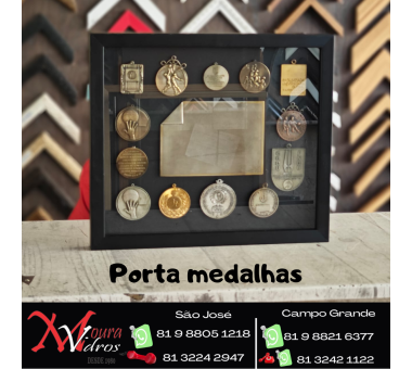 QUADRO PORTA MEDALHAS